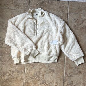 Sonoma Off-White Fleece Pullover